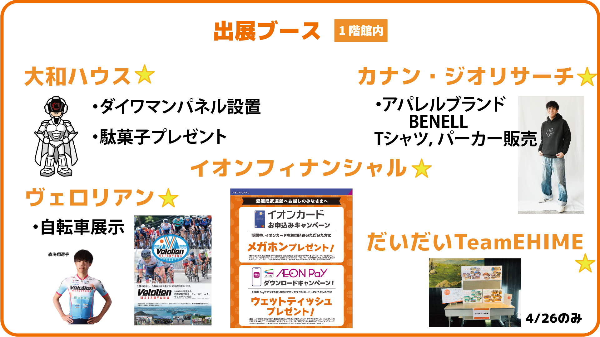 1階 館内出展ブース