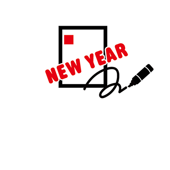 直筆サイン入り年賀状