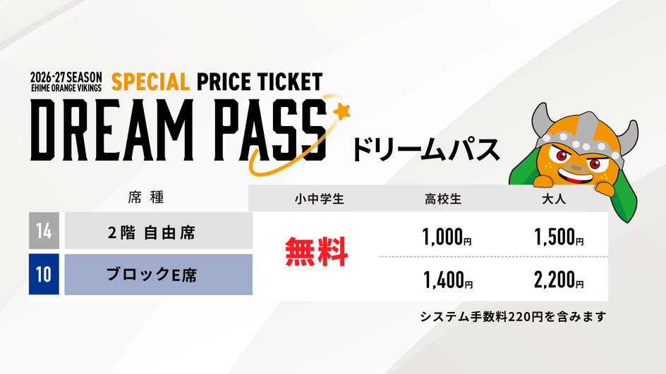 チケット料金PO